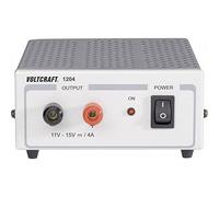 VOLTCRAFT FSP 1204 60W Fixed Voltage Switch Mode Power Supply, Bench, 11 - 15Vdc 4A