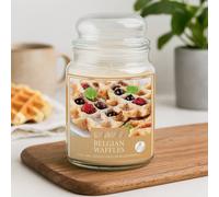 Voltico 18oz Belgian Waffles Scented Jar Candle in Beige Voltico Beige