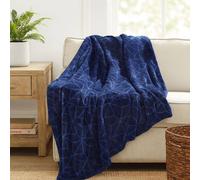 Voltico 2 Pack Fleece Throws - navy & Grey / navy & Red, 100 × 150 cm | Size: 120 cm x 150 cm Voltico Navy 120 cm x 150 cm