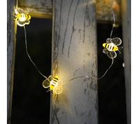 Voltico 30 Solar LED Honey Bee String Lights in Bright Yellow Voltico Bright Yellow