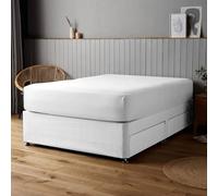 Voltico Silentnight Supersoft Fitted Sheet Double - White or Charcoal Voltico White Double