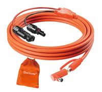 VOLTKARE 8.2ft(2.5m) Solar Connector to DC7909 + 8020 Charging Cable - 12AWG + 14AWG Solar Panel Extension Cable Compatible with Jackery, GRECELL, Goal Zero Yeti, Anker Portable Power Station