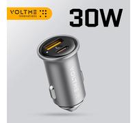 VOLTME 30W PD USB C Car Charger Fast Charging Type C Car Charger super charge cars USB Charger For iPhone 15 Pro Max Samsung S24