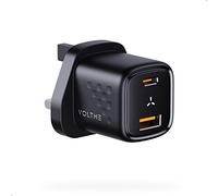 VOLTME USB C Plug 30W, Type C GaN III Charger - PD3.0 & PPS, Fast Charge for iPhone 15/14, Galaxy, Pixel 4/3, iPad/iPad mini, Black