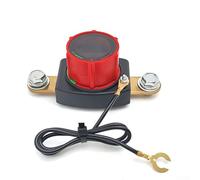Voltmeter Battery Disconnect Switch with Digital LED Voltage Display for Power Off Main Circuit Breaker Isolator in Cars, Boats, RVs, Trucks, and UTVs (A)