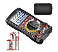 Voltmeter Multimeter,Car Battery Analyzer Detector Kit | DC AC Voltmeter - for Outlet Circuit Automotive Electrical Applications Home Garage Workshop Industrial