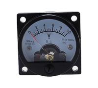 Voltmeter SO-45 AC 1-500V Round Analog Dial Panel Meter Voltmeter Gauge Black 1Pcs(800V)