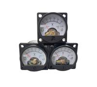 Voltmeter SO-45 AC 1V 2V 5V 10V 15V 20V 50V 100V 150V 200V 300V 500V Round Analog Dial Panel Meter Gauge Black 1Pcs(400V)