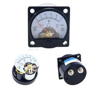 Voltmeter SO-45 AC 1V-800V Round Analog Dial Panel Meter Gauge Black 1Pcs(800V)