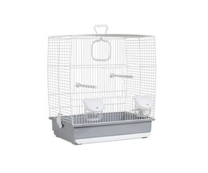 Voltrega Galileo Cage Medium 45cm (Canary/ Budgie),Gray, white