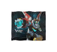 Voltron Defender of The Universe Silky Touch Blanket 152x127cm Universal White One Size