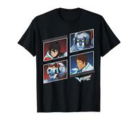 Voltron: Legendary Defender Red and Blue Defenders T-Shirt, Men, Black, XX-Large