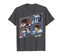 Voltron: Legendary Defender Red and Blue Defenders T-Shirt, Men, Dark Heather Grey, Small