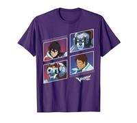 Voltron: Legendary Defender Red and Blue Defenders T-Shirt, Men, Purple, Small
