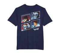 Voltron: Legendary Defender Red and Blue Defenders T-Shirt, Men's Big and Tall, Navy Blue, 2X Tall