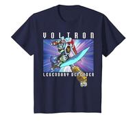 Voltron: Legendary Defender Voltron Action Pose T-Shirt, Youth, Navy Blue, Small