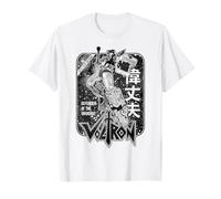 Voltron Retro Defender Black And White Fight Sword T-Shirt