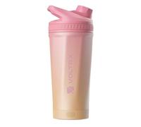 VOLTRX ChillMix Shaker Bottle Insulated Stainless Steel - USB C Rechargeable Electric Protein Shake Mixer, Shaker Cups for Protein Shakes and Meal Replacement, Sunset Rose, 16 oz