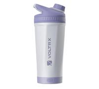 VOLTRX ChillMix Shaker Bottle Insulated Stainless Steel - USB C Rechargeable Electric Protein Shake Mixer, Shaker Cups for Protein Shakes and Meal Replacement, Misty Lilac, 16 oz