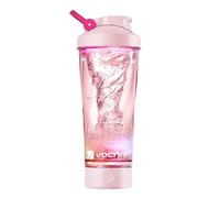 VOLTRX Shaker Bottle (color version),Protein Shaker Bottle Upgrade IXP5 Waterproof,USB C Electric Protein Shaker Powerful for Smoother Protein Shakes,BPA Free,600ml Cup (Sakura pink)