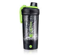 VOLTRX Shaker Bottle, Gallium USB C Rechargeable Electric Protein Shake Mixer, Shaker Cups for Protein Shakes and Meal Replacement Shakes, BPA Free, Made with Tritan, 24oz, (VT004)