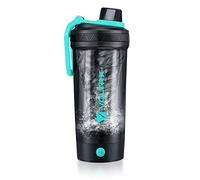 VOLTRX Shaker Bottle, Gallium USB C Rechargeable Electric Protein Shake Mixer, Shaker Cups for Protein Shakes & Meal Replacement Shakes, BPA Free, Made with Tritan, 24oz, Mint Green, VT004
