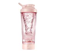 VOLTRX VortexBoost Electric Shaker Bottle, USB-C Rechargeable Protein Mixer, Shaker Cups for Protein and Meal Replacement Shakes, BPA-Free, Made with Tritan, Pink