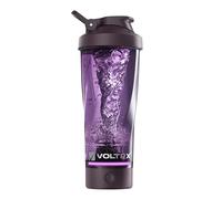 VOLTRX VortexBoost Electric Shaker Bottle, USB C Rechargeable Protein Shake Mixer, Shaker Cups for Protein Shakes and Meal Replacement Shakes, BPA-Free, Made with Tritan,Purple