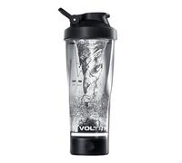 VOLTRX VortexBoost Electric Shaker Bottle, USB C Rechargeable Protein Shake Mixer, Shaker Cups for Protein Shakes and Meal Replacement Shakes, BPA-Free, Made with Tritan, Black