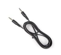 VoltShine 1.5 m Premium Audio Cable in Elegant Black Colour. Ideal for connecting your superior audio devices and offers crystal clear sound without interference.