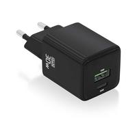 VoltShine Charger 30W, 1xUSB-C PD3.0, 1xUSB-A QC3.0, Compatible with Mobile Devices and Tablets for Fast Charging.