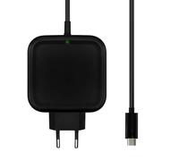 VoltShine Charger 65W PD 3.0 QC 3.0 with 1 x USB-C and 1.2 m cable, ideal for charging mobile devices and laptops quickly.