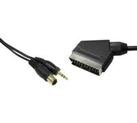 VoltShine Connection - 4-pin mini-din adapter, jack and euro, for connecting PC to TV or video, easy installation and compatible with various devices