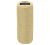 VoltShine Gold Bluetooth speaker, wireless connection, sound, compact and portable, ideal for outdoor music and parties.