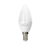 VoltShine LED C37 E14 7W 3000K: Energy Efficiency and Warm Brightness to Create Cozy atmospheres. Ideal for Lighting in Homes and Commercial Spaces. Transform Your Space!