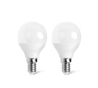 VoltShine LED G45 E14 6W, Pack of 2 Pieces. They Provide a Warm and efficient Light, Ideal for Illuminating Any Space with Style and Comfort. Save Energy and Enjoy its Durability.