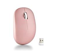 VoltShine Wireless Mouse - Device with up to 1000 dpi, Ergonomic Design in Pink, Ideal for Daily Use