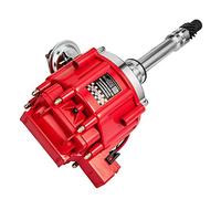 Voltstorm Complete HEI Distributor - High Performance 7500RPM 65K Coil for Chevy GM SBC 283 305 307 327 350 400 BBC 454 396 427 Racing Power Small/Big Blocks Red Cap