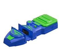 VOLTWAYZ Turbo-Charged Motorized Booster Compatible with Hot Wheels Tracks - Blue with Green Accents - Electric High-Speed Dual-Wheel Launcher for 1:64 Scale Cars - Battery Operated Add-On