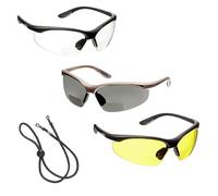 voltX 3x CONSTRUCTOR, Bifocal Safety Glasses, +1.5 Mixed Lenses & Cord