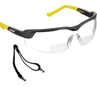 voltX GT ADJUSTABLE (2020 model) Safety Glasses (Clear Lens), UKCA & CE EN166FT Certified, Anti fog coated, UV400 Lens, Scratch resistant, Tilt and length adjustable earstems.