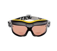 voltX GT DEFENDER Compact Bifocal Ventilated Safety Goggles +2.5 Brown Lens