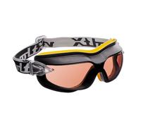 voltX GT DEFENDER Compact Ventilated Safety Goggles Brown & Microfiber bag