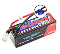Voltz 5000mAh 4S 14.8V 50C Hard Case LiPo RC Car Battery w/EC5 Connector Plug