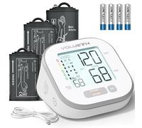VOLUETH Blood Pressure Monitor for Home Use:3 Size Bracelets:Small 6"-10", Medium/Large 9"-17" and X-Large 13"-24".Eligible items pa