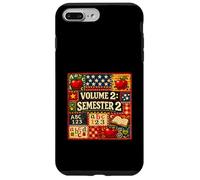 Volume 2 Semester 2 School Teacher Student Academic Case for iPhone 7 Plus/8 Plus