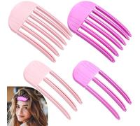 Volume Clips for Roots, DIY Hair Styling Tools, Spiral Curlers, No Crease Duck Billed Clips for Styling, Cutting, Sectioning Salon Hair, for All Hair Types (Mixed, Set of 2)