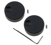 Volume Control Switch Knob LUORNG 2pcs 32x13mm Aluminum Sound Control Rotary Switch Knob for 6mm Potentiometer Volume Tuning Knob (2 x Knobs + 2 x Screws + 1 x Hex Wrench)
