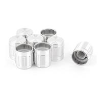 Volume Control Variable Resistors Rotary 6mm Dia Knurled Shaft Potentiometer Knobs Potentiometers 8 Pcs Specialised accessories