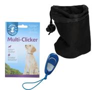 Volume Controlled Multi Clicker Dog Puppy Training With Treat Bag